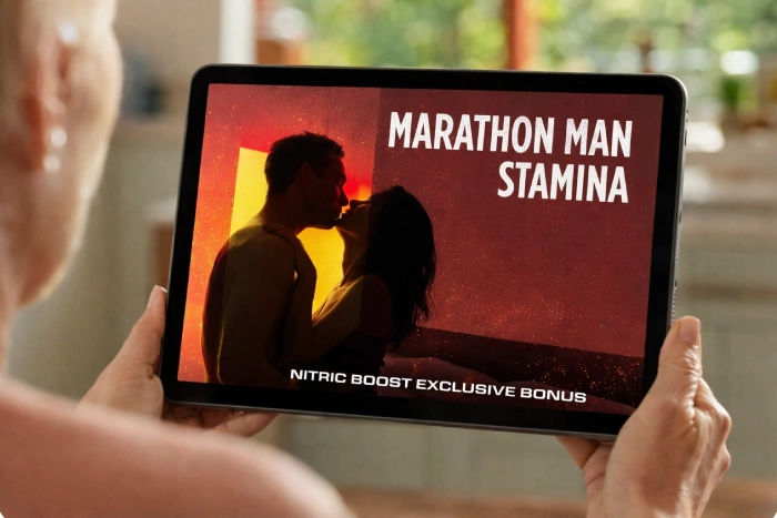 Marathon Man Stamina — free digital bonus with Nitric Boost Ultra